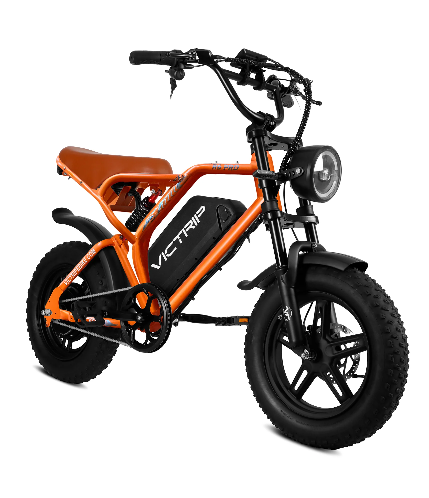 VICTRIP®R6 Pro - 1500W Full Suspension Moped Style EBike - Image 17