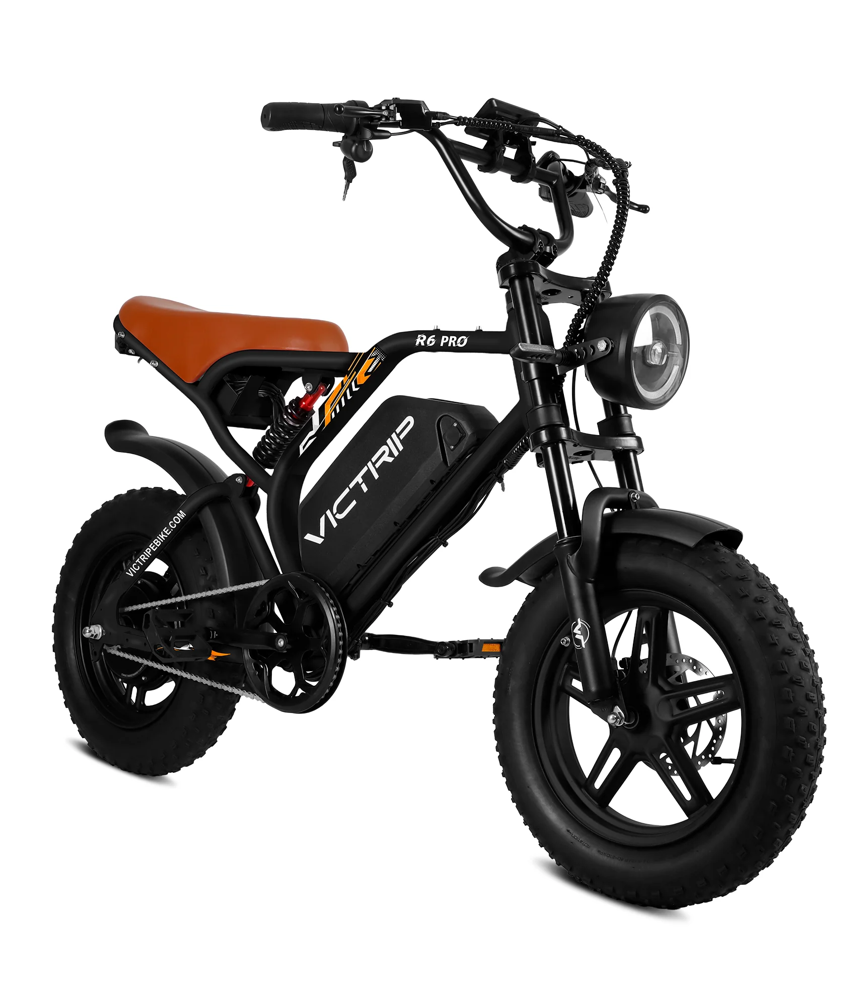 VICTRIP®R6 Pro - 1500W Full Suspension Moped Style EBike - Image 12