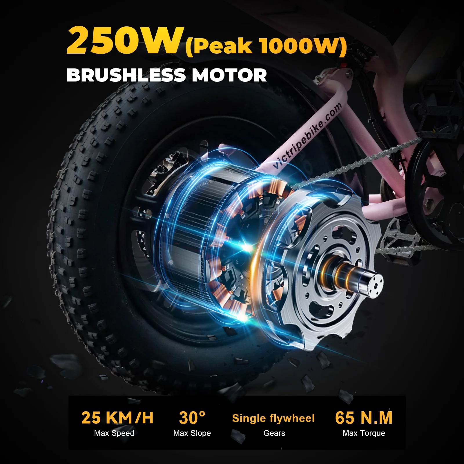 VICTRIP ®R6 Electric Off Road Bike - Image 4
