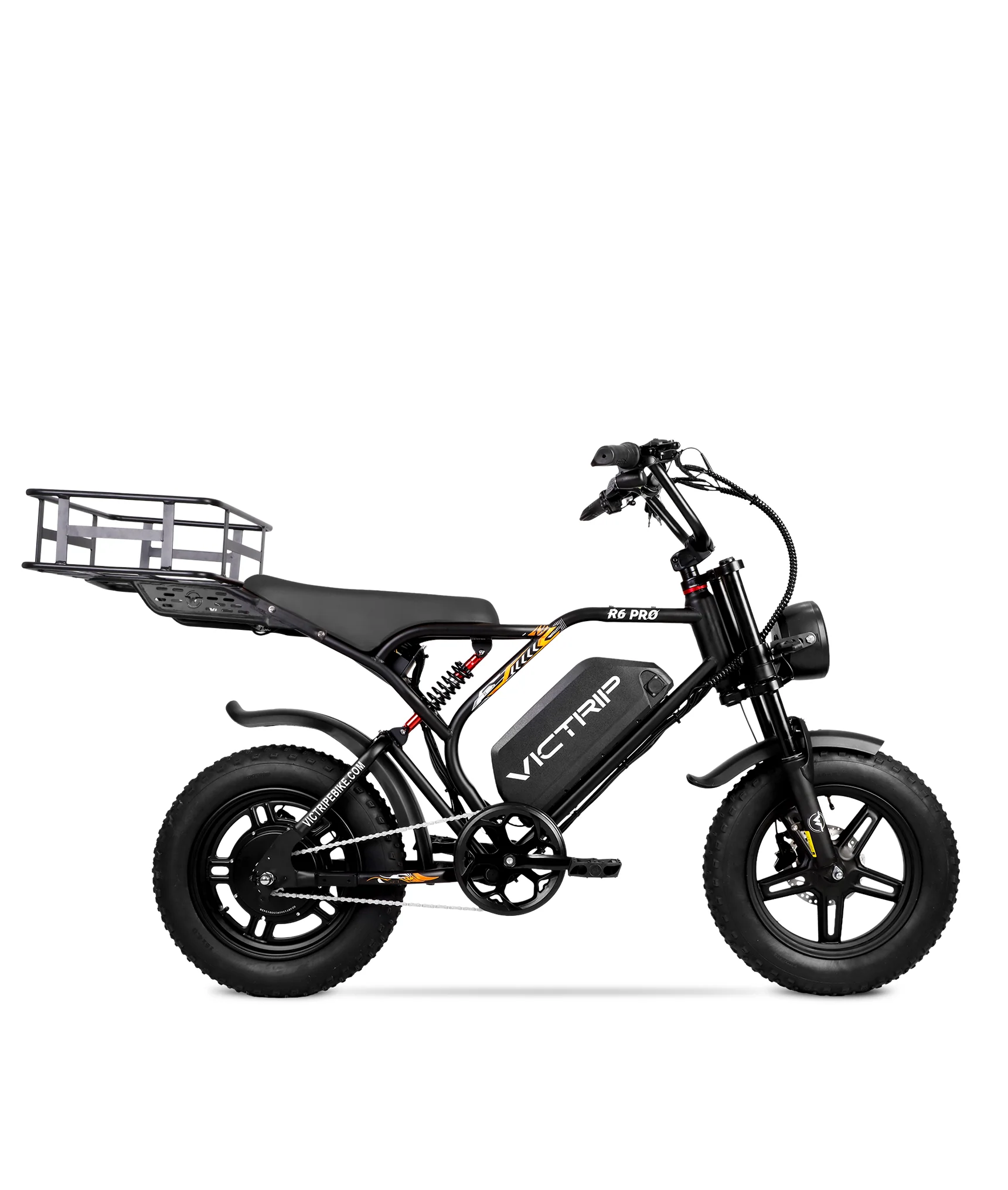 VICTRIP®R6 Pro - 1500W Full Suspension Moped Style EBike - Image 37