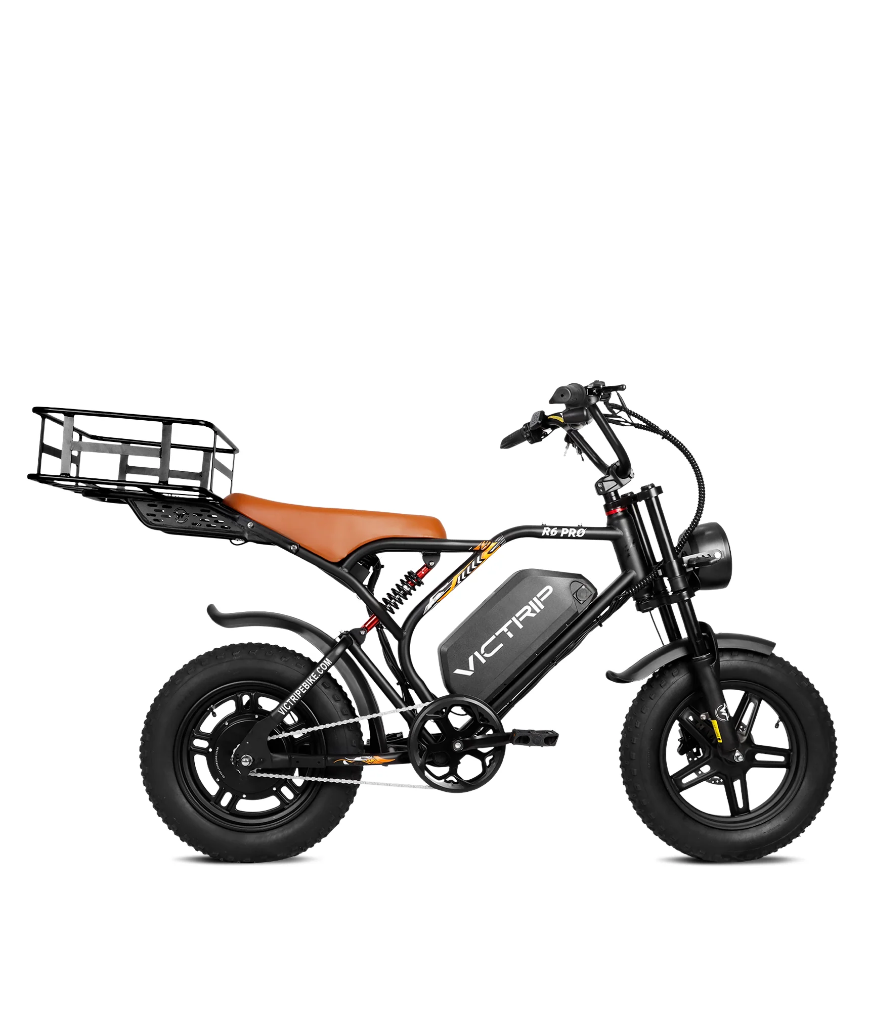 VICTRIP®R6 Pro - 1500W Full Suspension Moped Style EBike - Image 4